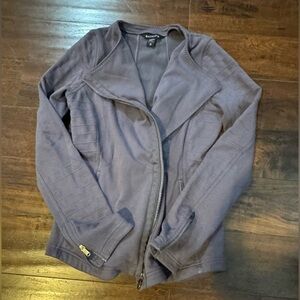 Athleta lavender grey zip up sweatshirt/jacket size XS